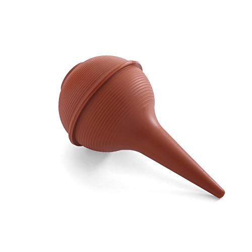 MediChoice Ear-Ulcer Bulb Syringe and Nasal Aspirator, 3 Ounce, Adult, Red (1...