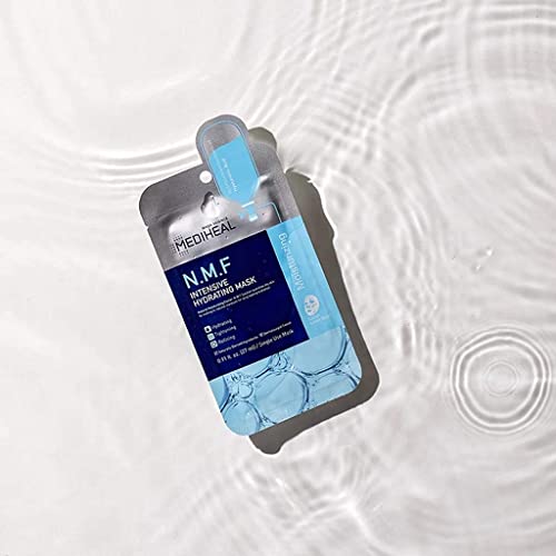 MEDIHEAL Official [Korea's No 1 Sheet Mask] - 10 Pack N.M.F Intensive Hydrati...