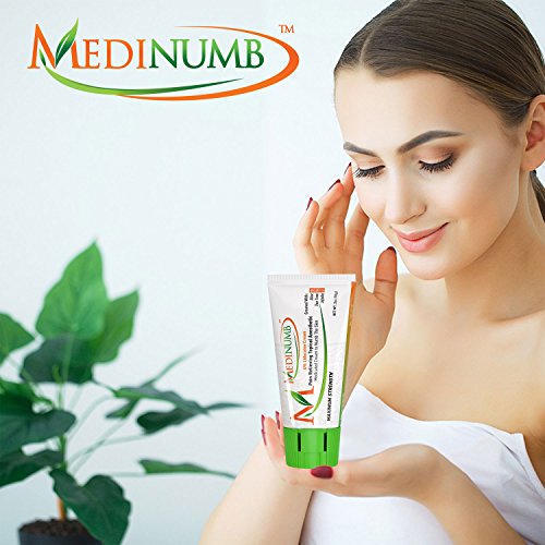 Medinumb Lidocaine Numbing Cream (2oz/56g) Topical Anesthetic - Waxing, Laser...