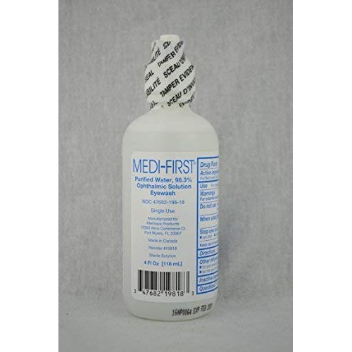 Medique First Aid Eyewash, 4 Ounce Bottles - 1/Pack of 6