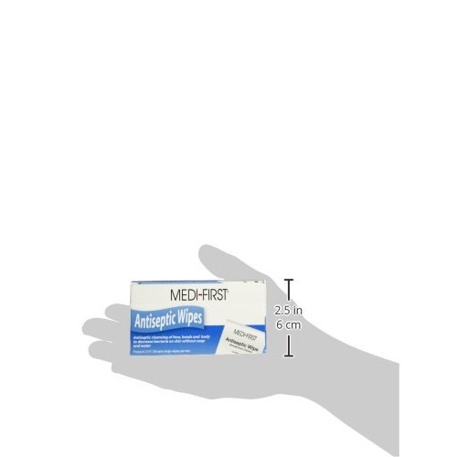 Medique Medi-First Antiseptic Wipes, Benzalkonium Chloride Cleansing Towelett...