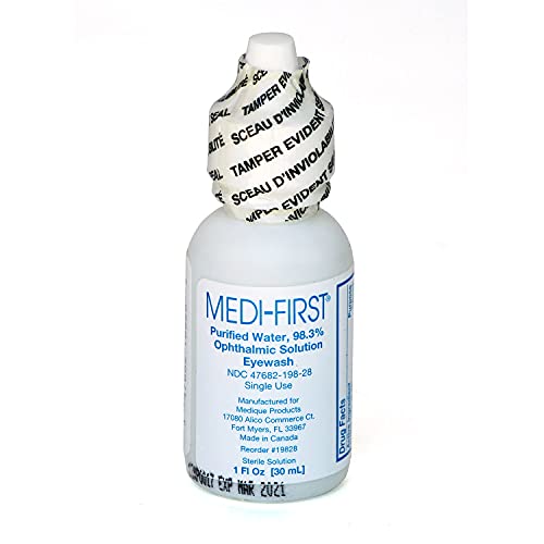 Medique Medi-First Eyewash, Eye Rinse and Protection, First Aid Supplies, 1 O...