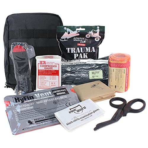 MediTac Premium IFAK Kit - Feat. Trauma Pak, CAT Tourniquet, HyFin Vent Chest...