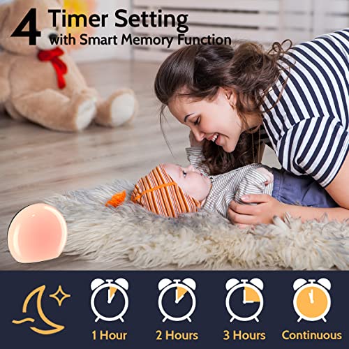 Meditation White Noise Sound Machine with 30 Soothing Sounds 12 Colors Night ...