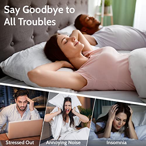 Meditation White Noise Sound Machine with 30 Soothing Sounds 12 Colors Night ...