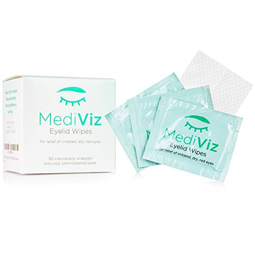 MediViz Eyelid Wipes Help You Avoid Crusty Eyelashes, Eyelid Bumps, Itchy eye...