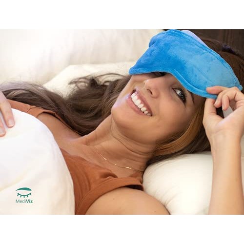 Mediviz Warm Compress Eye Mask - Moist Heat Compress for Irritated Eyes and E...