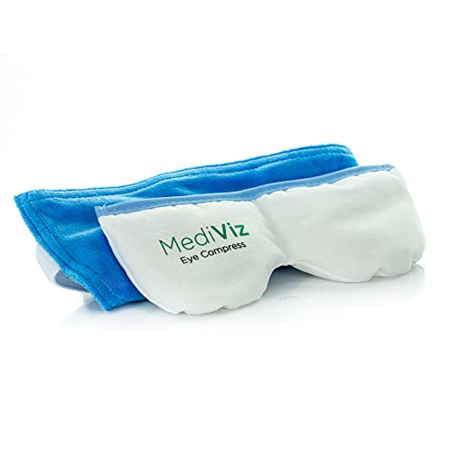 Mediviz Warm Compress Eye Mask - Moist Heat Compress for Irritated Eyes and E...