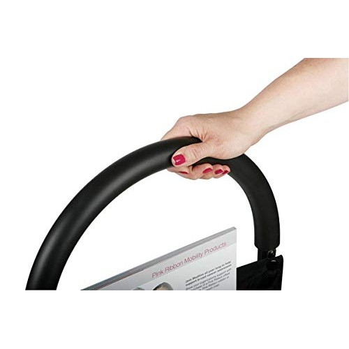 Medline Bed Assist bar With Storage Pocket, Height Adjustable Bed Rails for E...