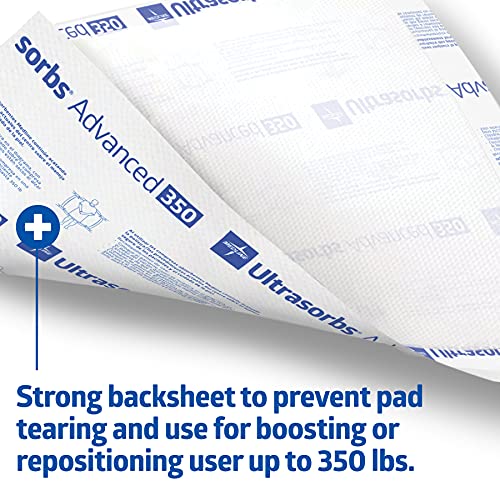 Medline Extrasorbs Extra Strong Disposable Underpads, Super Absorbent Dry Pad...