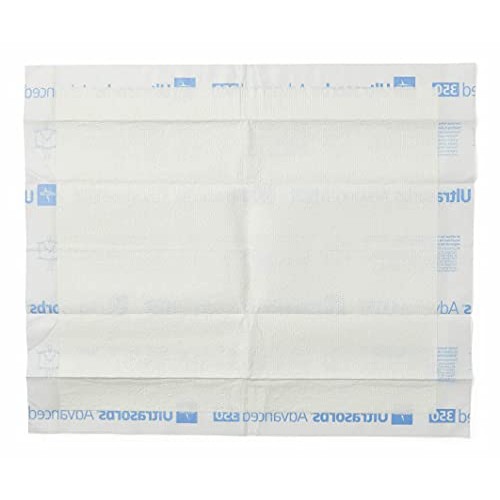 Medline Extrasorbs Extra Strong Disposable Underpads, Super Absorbent Dry Pad...