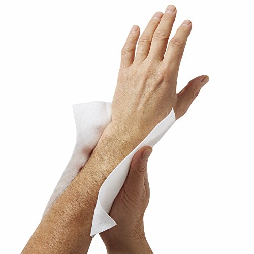 Medline ReadyBath Unscented Body Cleansing Cloths, Standard Weight Wipes (5 C...
