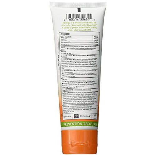 Medline Remedy Olivamine Calazime Skin Protectant Paste Cream, Used with Dry ...