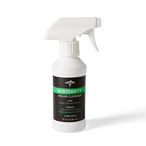 Medline Skintegrity Wound Cleanser, 8 ounce Spray Bottle, for wound cleaning,...