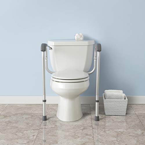 Medline Toilet Safety Rails, Safety Frame for Toilet with Easy Installation, ...