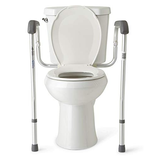 Medline Toilet Safety Rails, Safety Frame for Toilet with Easy Installation, ...
