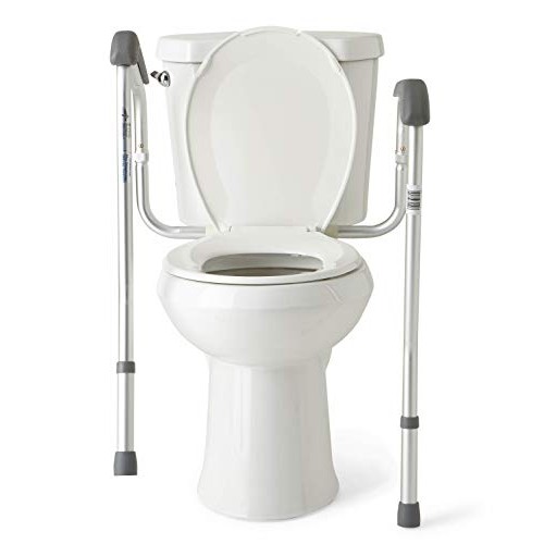 Medline Toilet Safety Rails, Safety Frame for Toilet with Easy Installation, ...