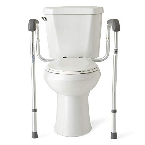 Medline Toilet Safety Rails, Safety Frame for Toilet with Easy Installation, ...