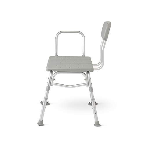 Medline Transfer Bench for Bathtub, for Use as a Bath Chair or Shower Seat, D...