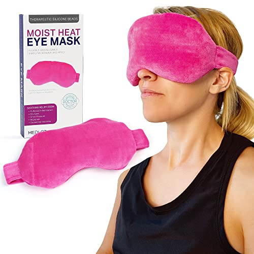 MEDLOT Weighted Eye Mask for Sleeping, Hot Cold Compression Eye Pillow with A...