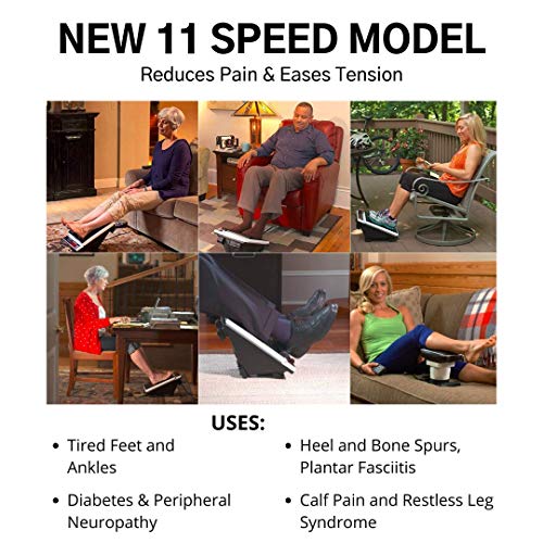 MedMassager Foot Massager Machine, Therapeutic 11 Speed, Electric Deep Tissue...