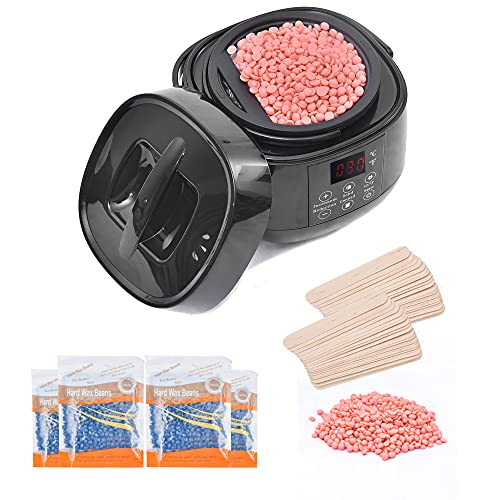 Medog Waxing Kit Wax Warmer For Hair Removal with Beans Wax Warmer Kit Women ...