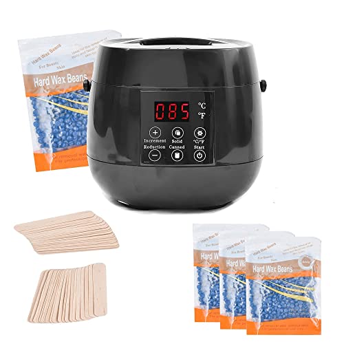 Medog Waxing Kit Wax Warmer For Hair Removal with Beans Wax Warmer Kit Women ...