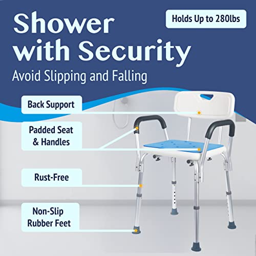 Medokare Shower Chair for Inside Shower - Bath Seat and Medical Shower Chairs...