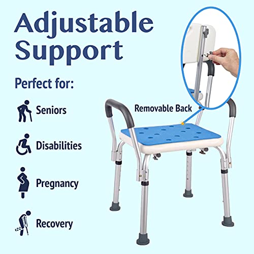 Medokare Shower Chair for Inside Shower - Bath Seat and Medical Shower Chairs...