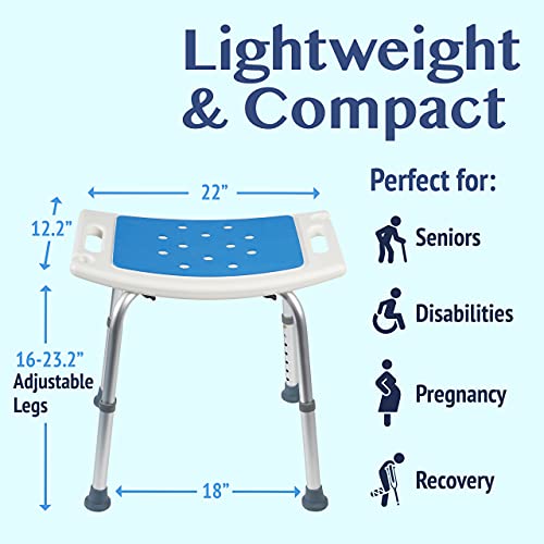 Medokare Shower Seat for Inside Shower - Bath Stool, Medical Shower Chairs fo...