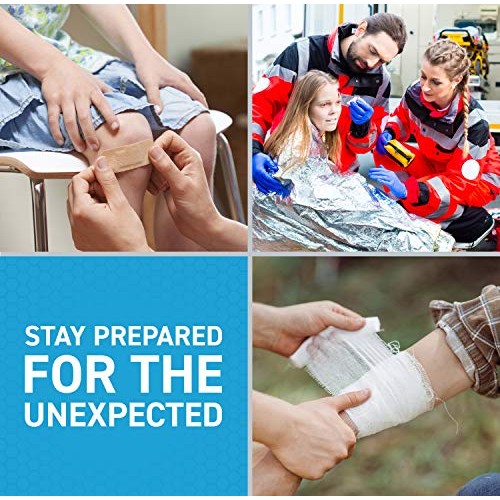 First Aid Kit Refill - 200 Piece - Extra Replacement Supplies for First Aid K...