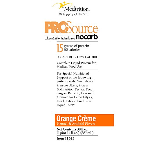 Liquid Collagen Peptides Type I, III 15 Grams Protein per Oz. |Prosource NoCa...