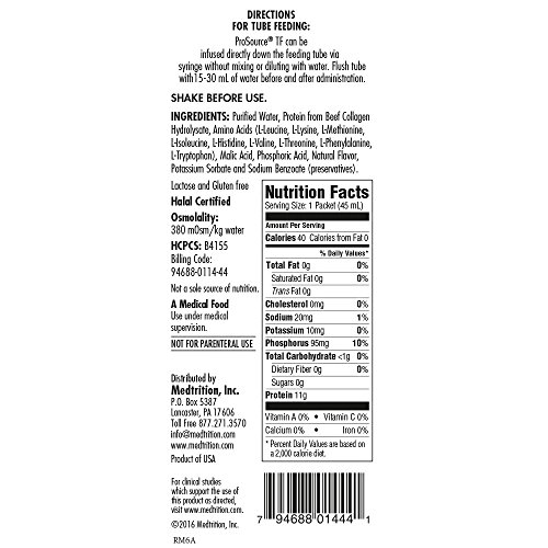 Liquid Protein Made Exclusively for Tube Feeding 11 Grams Protein |Medtrition...