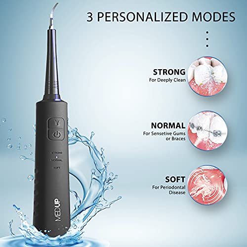 Plaque Remover for Teeth – Ultrasonic Tooth Cleaner, Teeth Cleaning Kit Inclu...