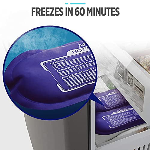 Medvice 2 Reusable Hot and Cold Ice Packs for Injuries, Joint Pain, Muscle So...