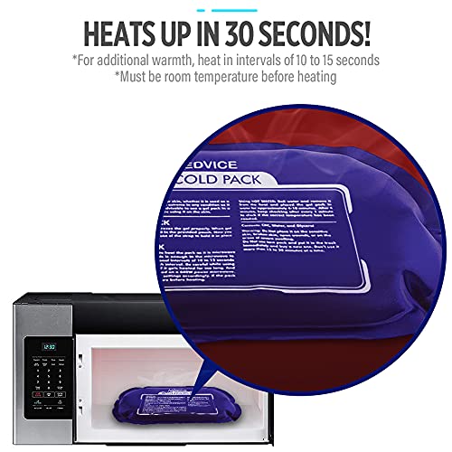 Medvice 2 Reusable Hot and Cold Ice Packs for Injuries, Joint Pain, Muscle So...