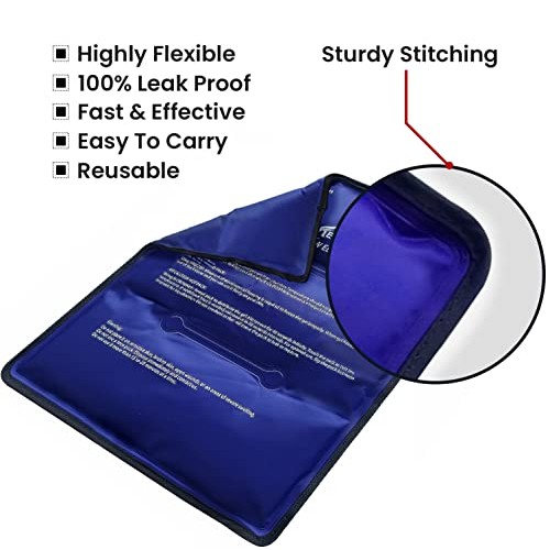 Medvice Ice Pack for Injuries Reusable - for Hip, Shoulder, Knee, Back - Hot ...