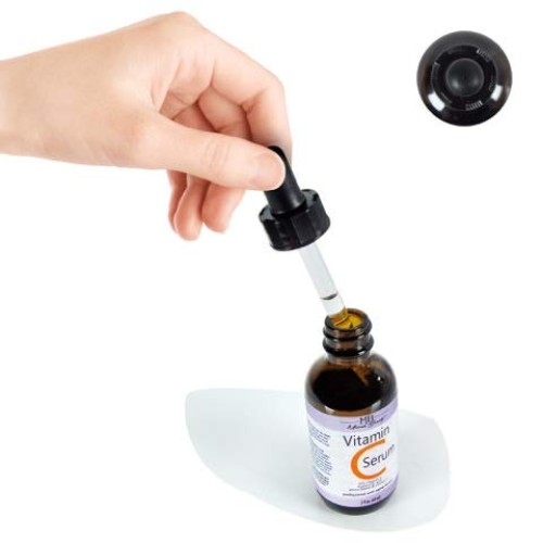 DOUBLE SIZED (2 oz) PURE VITAMIN C SERUM FOR FACE 20% With Hyaluronic Acid - ...