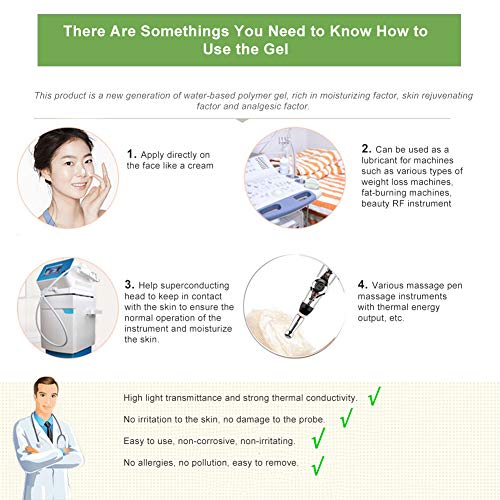 300g Body Tightening Gel Cream Cooling Gel Cream for Beauty RF Device Body Ha...