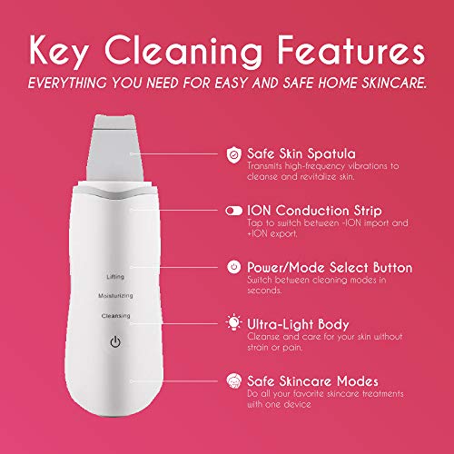 Meeteasy Original Electric Skin Scrubber - Blackhead Remover - Comedone Extra...