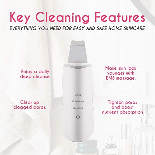 Meeteasy Original Electric Skin Scrubber - Blackhead Remover - Comedone Extra...