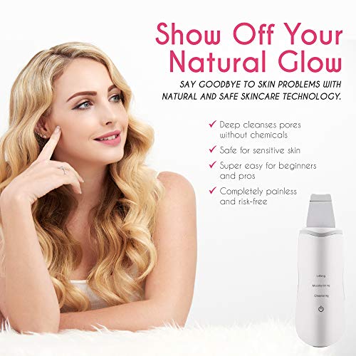 Meeteasy Original Electric Skin Scrubber - Blackhead Remover - Comedone Extra...