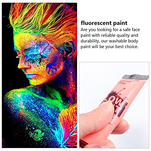 MeeTHan Halloween UV Glow Blacklight Face Lip Body Paint Day Night Stage Club...