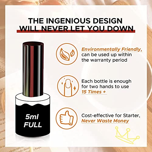 MEFA Gel Nail Polish Set 12 Colors - Nude Gel Polish Glitter White Pearl Dark...