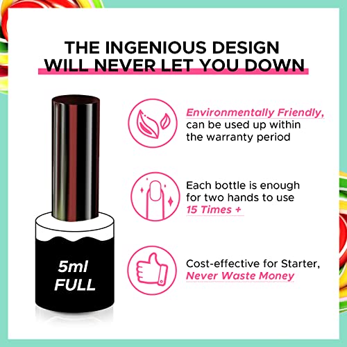 MEFA Gel Nail Polish Set 23 Pcs with Gift Box, Pastel Nail Gel Kit Cotton Can...