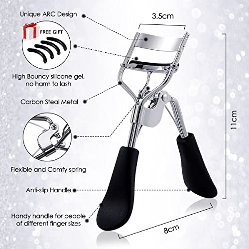 3 in 1 Mini Eyelash Curler Kit with Partial Eyelash Curler,Eyelash Extension ...
