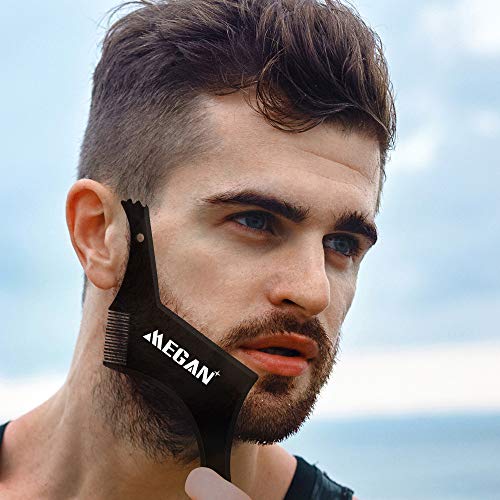 Megan beard shaping tool include Professional Straight Edge Razor & beard sha...