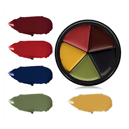 Mehron Makeup 5 Color Bruise Wheel for Special Effects, Movies, Halloween