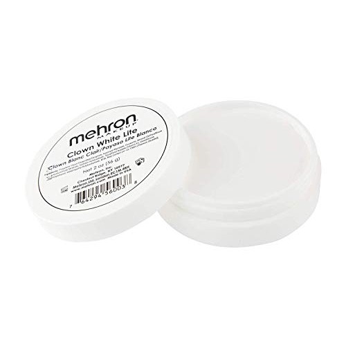 Mehron Makeup Clown White Lite Professional Makeup (2 oz)