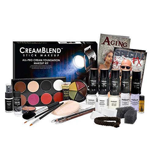 Mehron Makeup Creamblend All-Pro Student Makeup Kit (TV/Film)